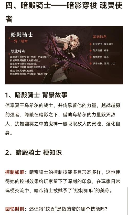 女鬼剑专职选择指南：四大职业深度解析