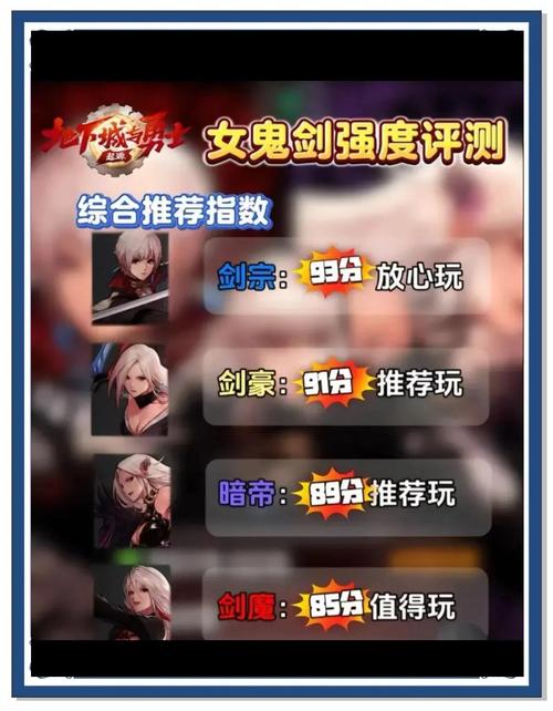 女鬼剑专职选择指南：四大职业深度解析